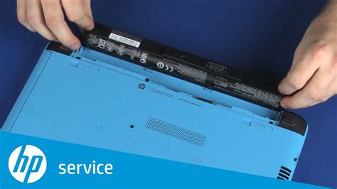 hp laptop battery|Removing and Replacing the Battery .